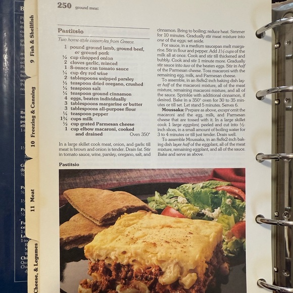 Better Homes and Gardens New Cook Book 1989 10th Edition 5 Ring Binder - Picture 6 of 7